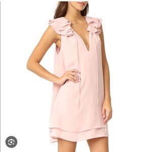 Amanda Uprichard Belle Dress - Dusty Rose